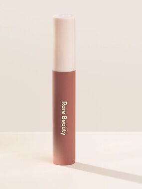 NIB Rare Beauty Lip Soufflé Matte Lip Cream - Courage (Peachy Coral Pink)